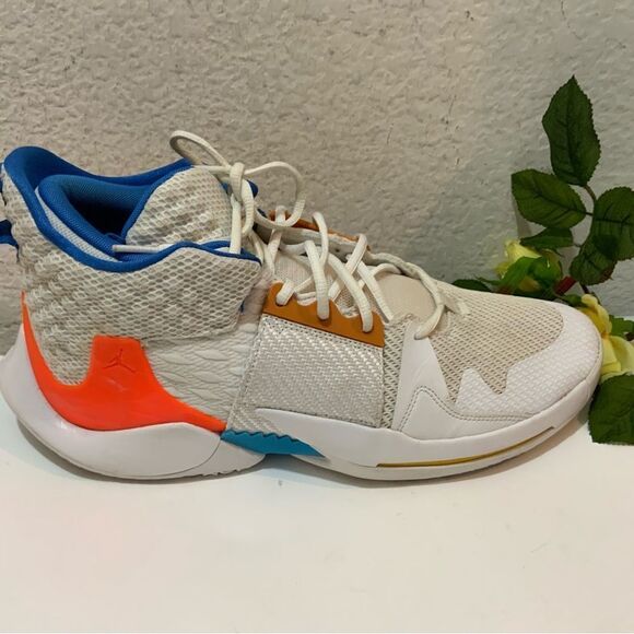 Air Jordan Why Not Zero.2 BHM X Russell Westbrook Wht/Mulicolor A06219-100 Sz 13 - Picture 1 of 16